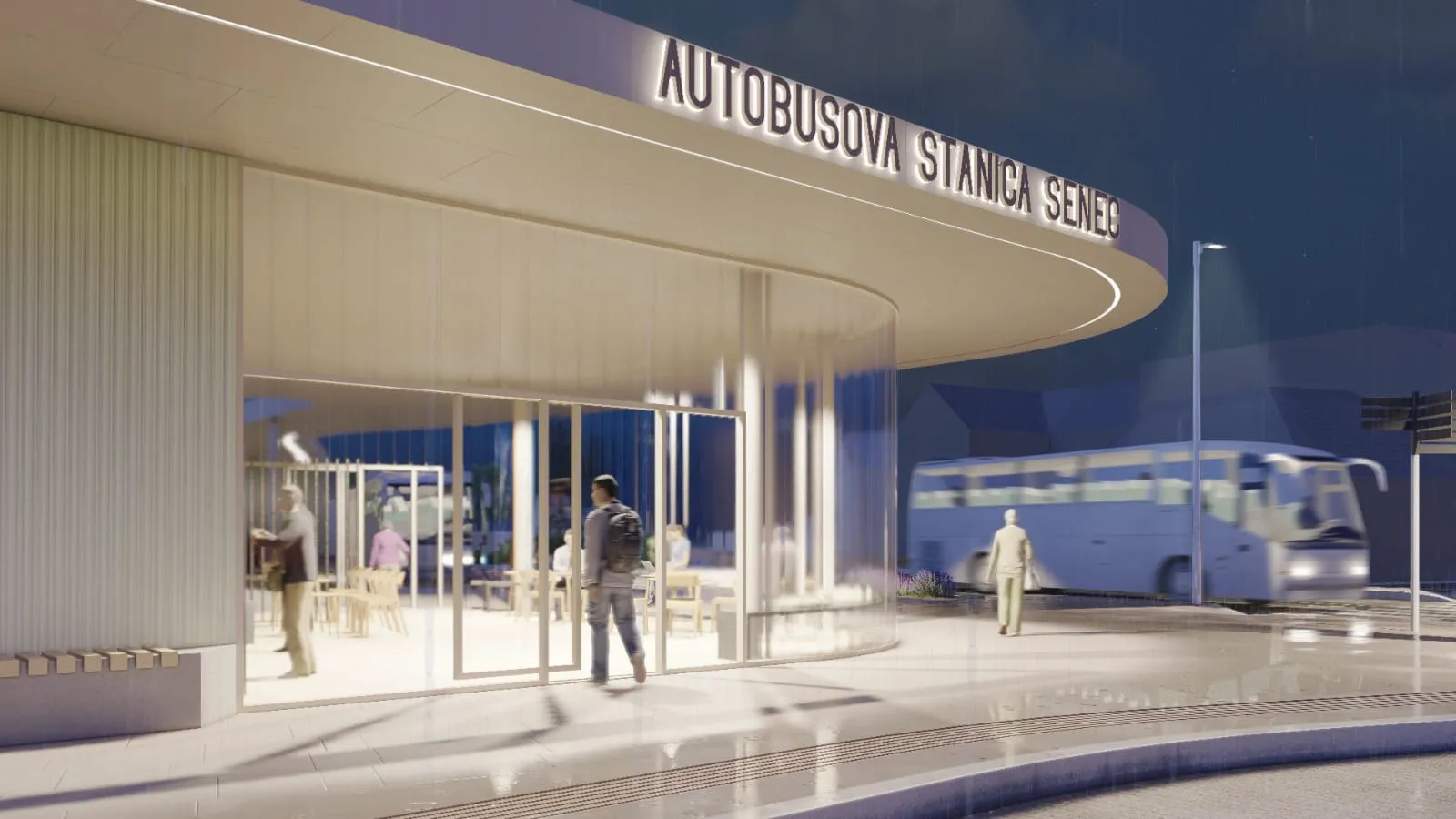 Rekonštrukcia a dobudovanie prestupného autobusového terminálu s parkovacím domom, Šafárikova ul. Senec