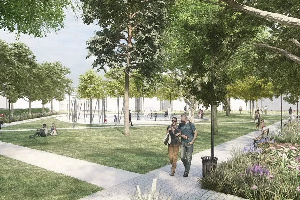 Revitalizácia park Hurbanova ulica, Senec – implementácia zelenej a modrej infraštruktúry