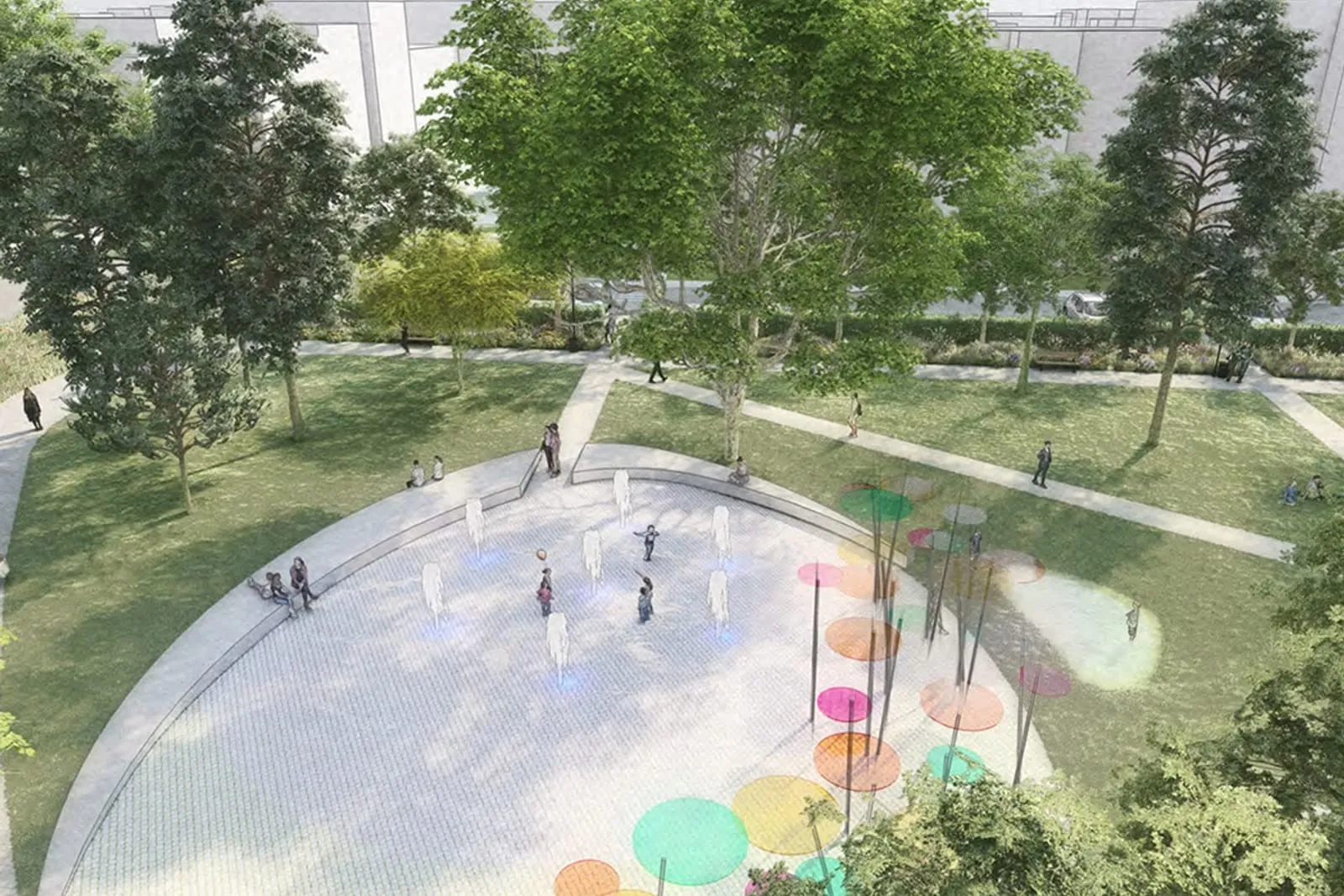 Revitalizácia park Hurbanova ulica, Senec – implementácia zelenej a modrej infraštruktúry